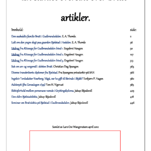 Bratt-slekten fra Gudbrandsdalen (pdf-fil til nedlasting)